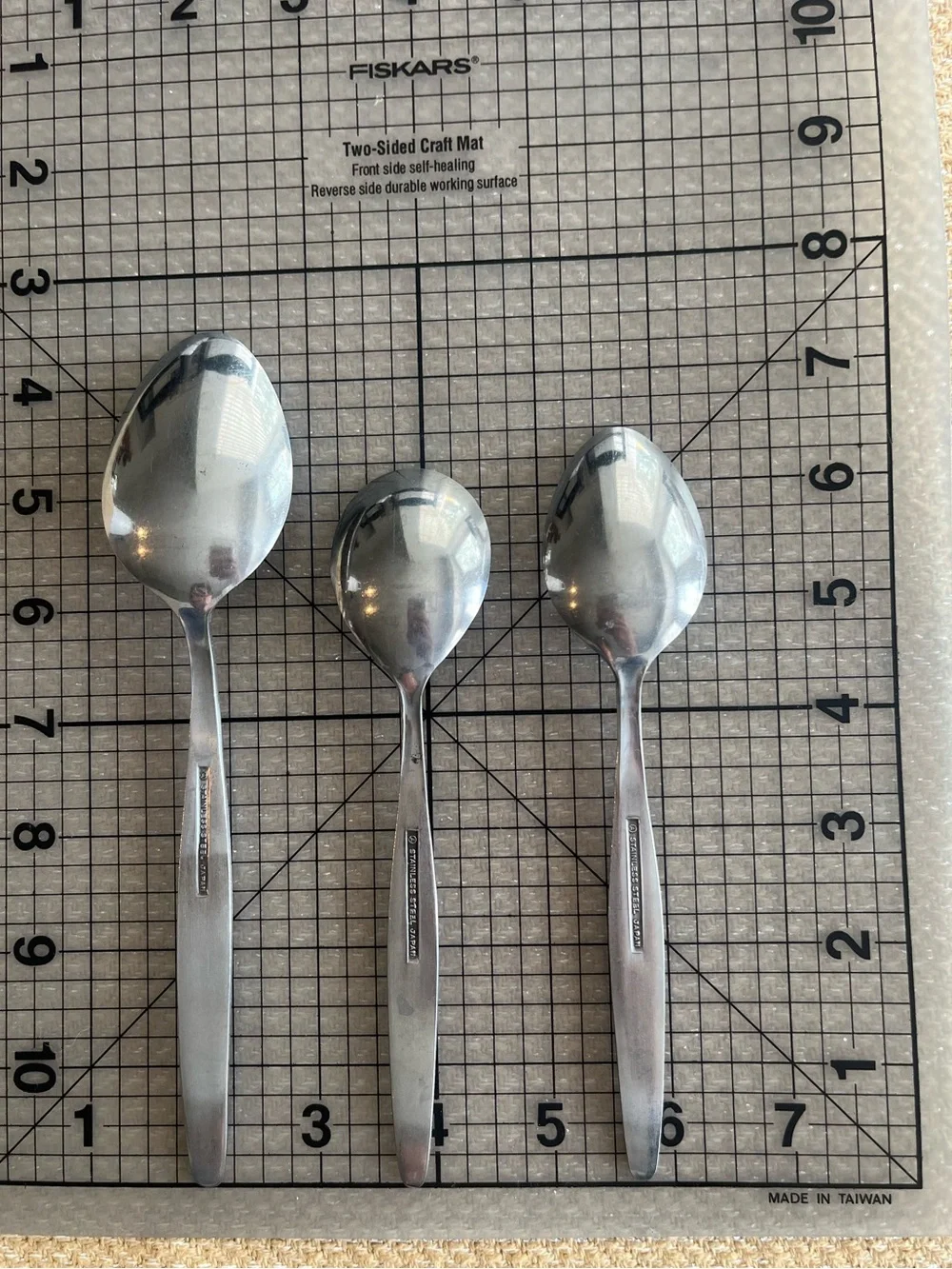 Vintage Floral Spoons (Like Jardinera) Stainless by INTERPUR (8pcs)